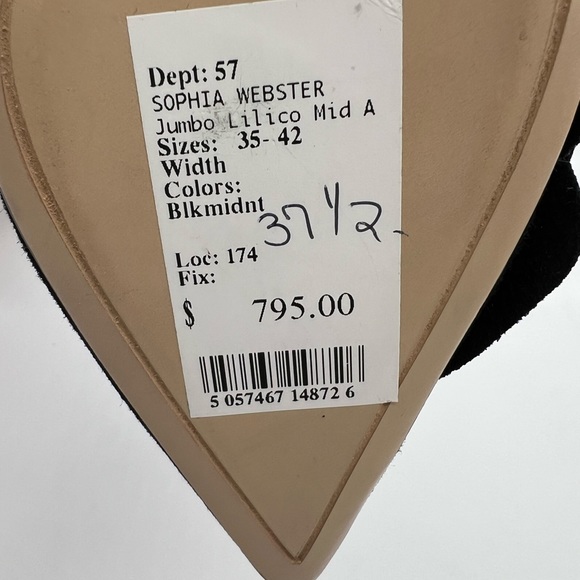 Sophia Webster Jumbo Lilico Mid Ankle Boot Size 7 - Picture 13 of 14